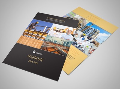 industrial-commercial-construction-flyer-template_construction-flyer-templates-and-builder-inspector-worker-checking-a-construction-site-